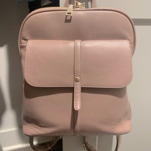 Blush pink backpack